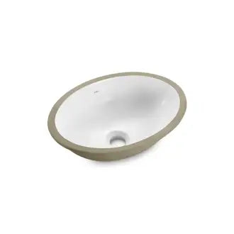 Cuba Embutir Louça Oval Branca 400X300mm Icasa