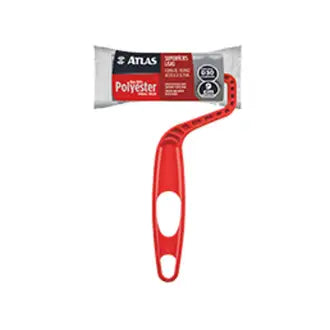 Rolo Espuma Poliéster 09Cm C/Suporte Atlas 607