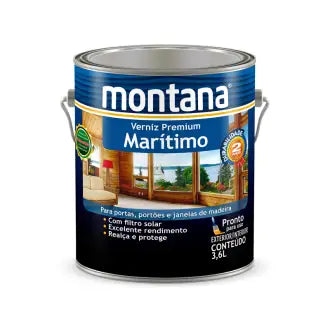 Verniz Marítimo Brilhante 3,6L Montana