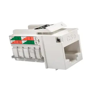 Conector Cat5e Rj45 Fêmea Branco Furukawa/Sohoplus