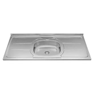 Pia Inox 120X53 C/Concreto Ghelplus