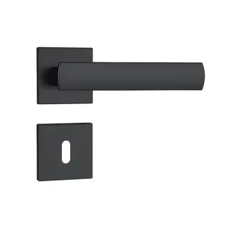 Fechadura Interna Alavanca Preto Fosco 813/35 R.Quadrada Stam