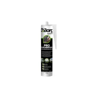Cola Adesiva Para-Brisa 400G Preto Qborg