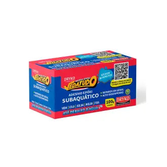 Cola Massa Cinza 100Gx12 Vedatudo Sos Epóxi