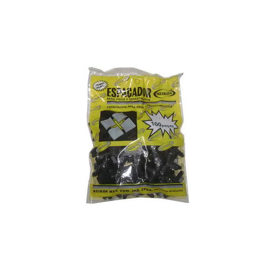 Espaçador Azulejo E Piso 2Mm Preto Meikon