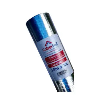 Manta Térmica Alumínio 2 Folhas 100X50m Coberfoil