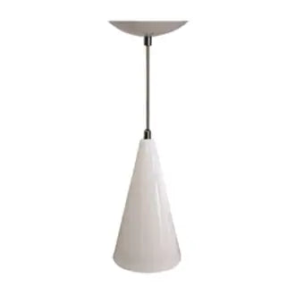 Pendente Teto Alumínio Cone Branco Enerlux