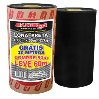 Lona Preta Maxilona 6X50 Ref.150 27Kg