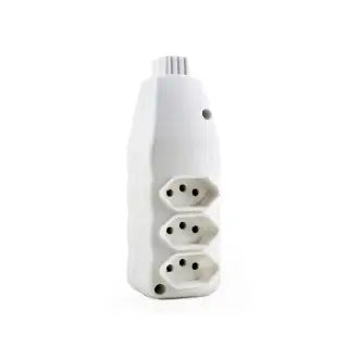 Tomada Barra Tripla Branca 2P+T 20A Fc