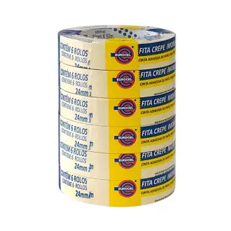 Fita Crepe 24Mmx50m Eurocel Msk C6