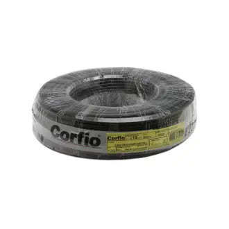 Cabo Rígido 10Mm Preto 750W Corfio C100m