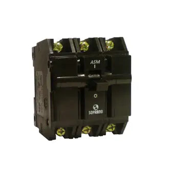 Disjuntor Tripolar 40A Preto Soprano