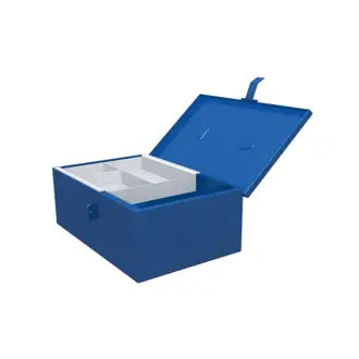 Caixa Ferramentas Metal 36X16x12 Bau N01