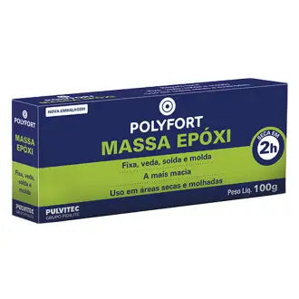 Cola Massa Cinza 100Gx12 Polyfort Pulvitec