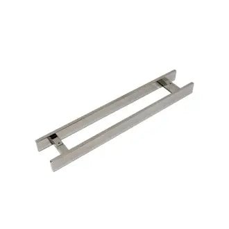 Puxador Porta Plano Inox Duplo 3X40x30