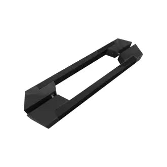 Puxador Porta Plano Alumínio Duplo 2X47x30