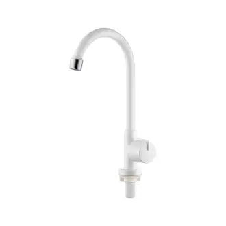 Torneira Pia Mesa Bica Móvel Abs Branco Herc