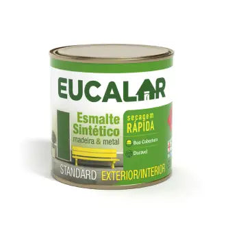 Esmalte 1/16 Eucalar Brilhante Alumínio