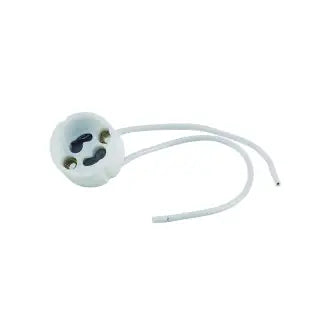 Soquete Porcelana C/Rabicho Gu10 Branco Interneed C10