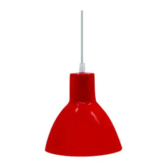 Pendente Teto Alumínio Td622 Vermelho Taschibra