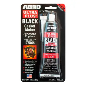 Cola Silicone Alta Temperatura 85G Preto Abro