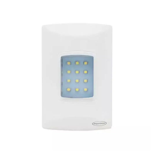 Luminária Emergência 12Led Bivolt Branco Segurimax