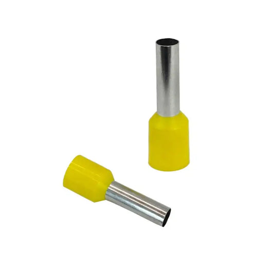 Terminal Tubol Simples Isolado 6,0Mm Amarelo C100