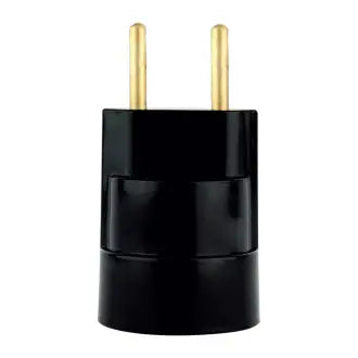 Soquete Bocal 2 Pinos Preto Foxlux C20