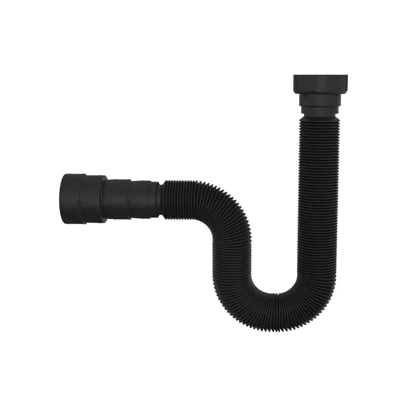 Sifão Sanfonado Universal Preto Blukit