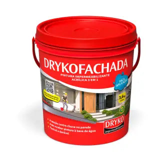 Impermeabilizante P/Fachada 4Kg Dryko