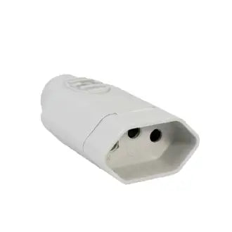Pino Fêmea 2P+T 20A/250V Desmontável Branco En