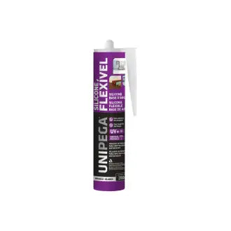 Cola Silicone Base D'água 400G Branco Unipega