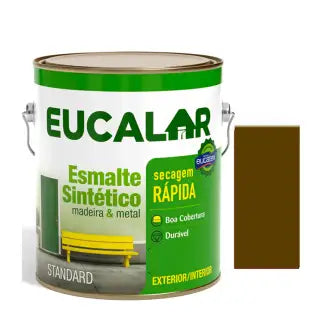Esmalte 1/4X6 Eucalar Brilhante Marrom