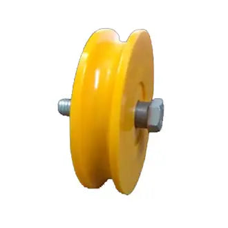 Rodízio Portão Nylon Maciça 3" U Parafuso
