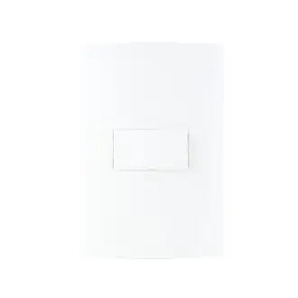 Interruptor 1 Simples 2X4 10A Branco Sleek Margirius