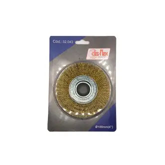 Escova Aço Circular 4X22,2 Disflex