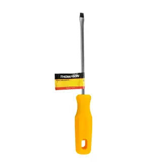 Chave Fenda Thompson 1/8X3 Cabo Amarelo C6