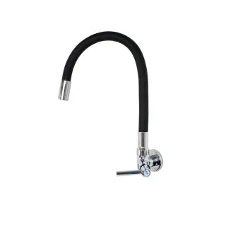 Torneira Pia Parede Bica Móvel 1171 P34 Preto Mk
