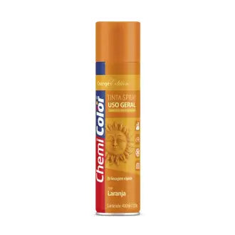 Tinta Spray Laranja 6X400 Chemicolor