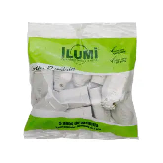 Pino Fêmea 2P+T 20A Cinza Ilumi C10