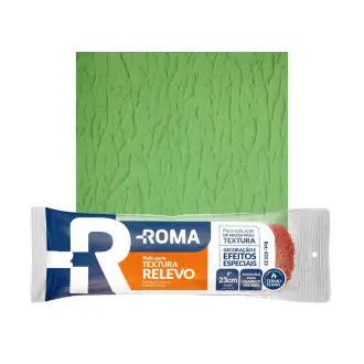 Rolo Textura Rústica Emborrachado 23Cm S/Suporte Roma