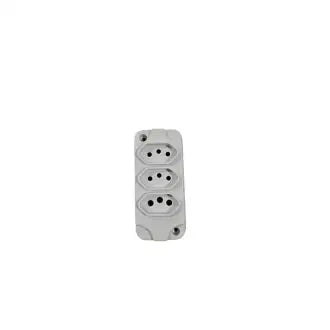 P/3 APARELHOS,FAZEM SE 3 MODELOS DE EXTENSOES:2 POLOS DE 10/ 20AMP.FACIL INSTALACAO DE CABOS ATE 3X2,5MM2.ATE 220VOLTS.A NTI CHAMA
