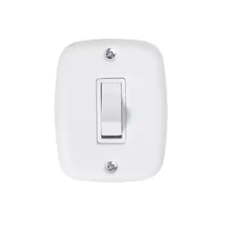 Interruptor X 1 Tecla Paralela Branco Pluzie