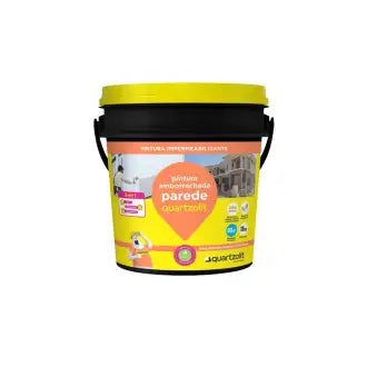 Tinta Emborrachada 18Kg Branca Quartzolit