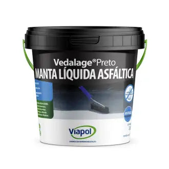 Impermeabilizante P/Lajes Preto 4X3,6L Vedalage