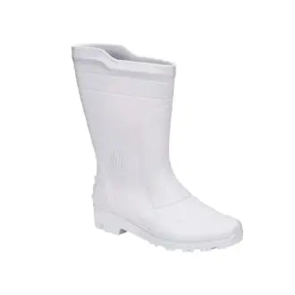Bota Pega Forte Branca Cano Médio C/Forro 39 C3
