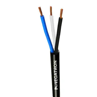 Cabo Pp3x 1,50 Preto Flexível Megacabos 100M