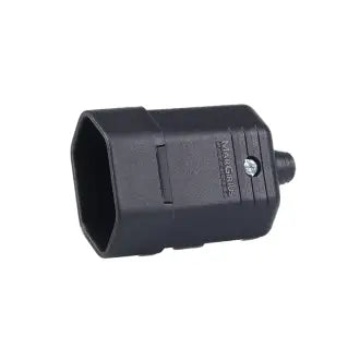 Pino Fêmea 2P+T 10A Preto Margirius C10