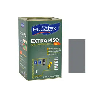 Tinta Piso Interior Exterior Eucatex 18L Fosco Cinza