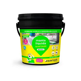 Impermeabilizante P/Lajes Branco 18Kg Quartzolit